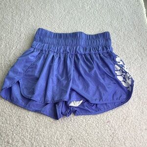 Women's Blue Athletic Shorts